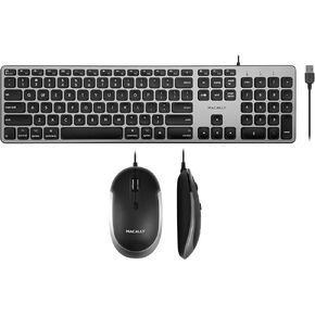 Macally Backlit Keyboard and Mouse Combo, Enhance Your Workflow