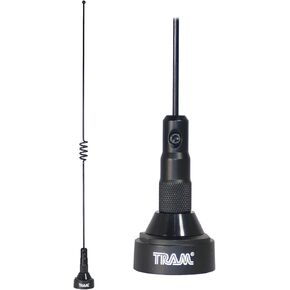Tram 1181 Pretuned Dual-Band 140 MHz to 170 MHz VHF/430 MHz to 450 MHz UHF Amateur Radio Antenna with NMO Mounting