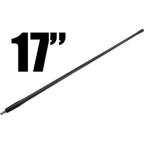 VOTEX - 17 Inch All-Terrain Flexible Rubber Antenna is Compatible with Sangean Radio - Spring Steel Internal Core
