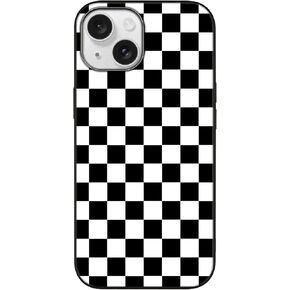 Tnarru Compatible with iPhone 15 Case Flag Pattern [Support Wireless Charging] Hard PC Back and Soft TPU Non-Slip Sides Cover Slim Thin Shockproof Protective Phone Case for iPhone 15 5G