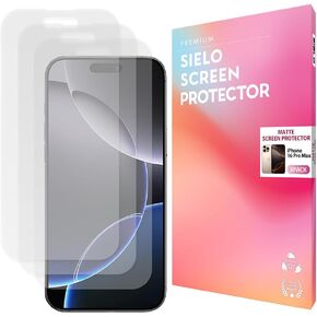 Sielo 3 Pack Matte Screen Protector ، 9H Hardness Shatterproof & Paper-Feel Pet Film ، Anti-Glare & Anti-Fingerprint Case Friendly Screen Screen Protector.