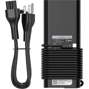 Replacement for Dell 130W Laptop Charger USB C Type C Slim AC Power Adapter for Dell Xps 17,Precision 5550 5530 2in1,XPS 15 2in1 9575，Latitude 7410 7310 7210 9410 9510 5420 5520 5510 Power Supply Cord