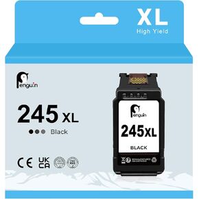 Penguin 245XL 246XL Ink Cartridge Repalcement for Canon PG-245 CL-246 for PIXMA TS3322 TS3122 MG 2522 MG2525 TS3420 TR4520 MG2520 MG3052 TR4500 Printers for Canon 245 246 Black and Color