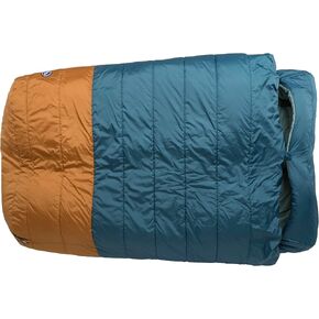 Big Agnes Dream Island 20°F Doublewide Sleeping Bag - 2-Person Sleeping Bag with Double Zipper Entry, Zip-Off Quilt, Pad Attachment System