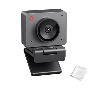 OBSBOT Meet SE Al-Powered Webcam—Ultra HDR,1080p@100FPS,1/2.8"CMOS,4x digital Zoom,Plug&Play,Built-in Mic—Work With Skype, Zoom/ Microsoft Teams/Google Meet—Web Cam for Streaming, Meeting, Gaming-Grey