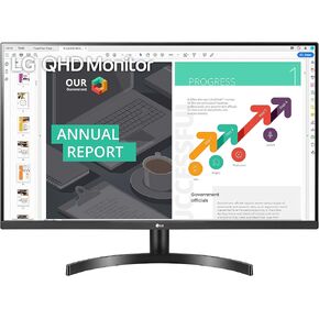 LG 32U631A-B 32-inch QHD (2560 x 1440) IPS Computer Monitor, 100Hz, 5ms, HDR10, Reader Mode, Flicker Safe, HDMI, USB Type-C 15W PD, Black