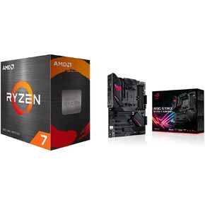 AMD Ryzen 7 5700G 8-Core, 16-Thread Unlocked Desktop Processor & ASUS ROG Strix B550-F Gaming AMD AM4 Zen 3 Ryzen 5000 & 3rd Gen Ryzen ATX Gaming Motherboard