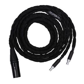 Linsoul Tripowin GranVia Upgraded OFC High Purity Headphone Audio Replacement Cable, HD800 Headphone Connector to 4Pin XLR Balanced Stereo Headphone Cable,for HD800/HD800S/HD820/HD8XX(4.92ft)