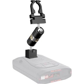 Radar Detector Mount,Rearview Mirror Rod Aluminum Radar Bracket,for Escort IX IXc Max 3 Max360C 2020 Max 360 Redline EX Beltronics GT360 Cobra DualPro Radar Detectors,w/EZ Magnet Connection Base
