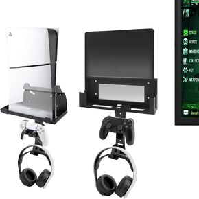 Wall Mount Kit for PlayStation 5 and PlayStation 4 Slim