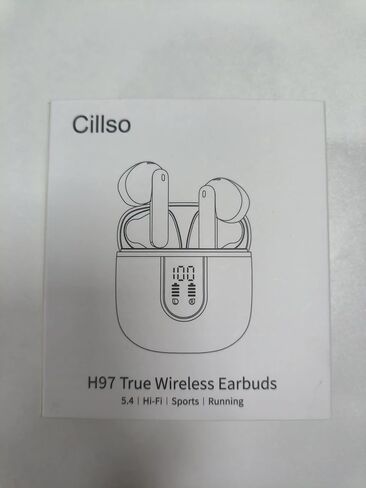 Wireless Earbuds, 2025 Bluetooth 5.4 Headphones in Ear Buds, 40H HiFi Stereo Bluetooth Earbuds with 4 ENC Noise Cancelling Mics, IP7 Waterproof Ultralight Earphones with Dual LED Display USB C, Blue in Saudi Arabia