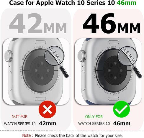 [12pack] حانة شاشة Richone Bling لـ Apple Watch Series 10 42 مم 46 مم حامي شاشة الراين ، أغطية الوجه الواقية TPU لليئة لـ IWATCH 10 Exclists Prearcly للنساء (42 مم ، 12 ألوانًا نابضة بالحياة) in Kuwait