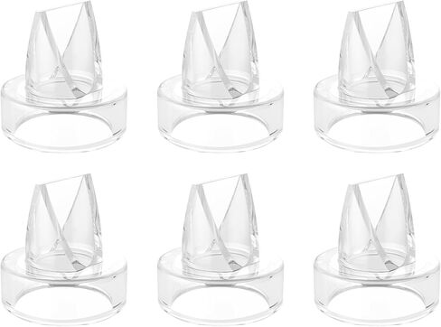 4 عبوات من صمامات منقار البط و2 حزمة من غشاء السيليكون المتوافق مع مضخة الثدي الكهربائية S9Pro / S12Pro، أجزاء مضخة الثدي للأمكوزي، أجزاء مضخة بديلة in Kuwait