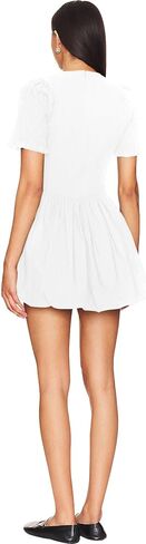 LuFeng Womens Short Sleeve Cut Out Bubble Tank Dress Mock Neck Ruffle Y2k Mini Bodycon Party Club Dresses in Saudi Arabia