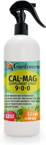 𝐏𝐑𝐄𝐌𝐈𝐔𝐌 Ultra Pure Professional Grade Cal-Mag Fertilizer Spray - 8oz Bottle - High-Grade Calcium, Magnesium & Iron Plant Supplement - Corrects Common Plant Deficiencies (9-0-0 NPK) in Saudi Arabia