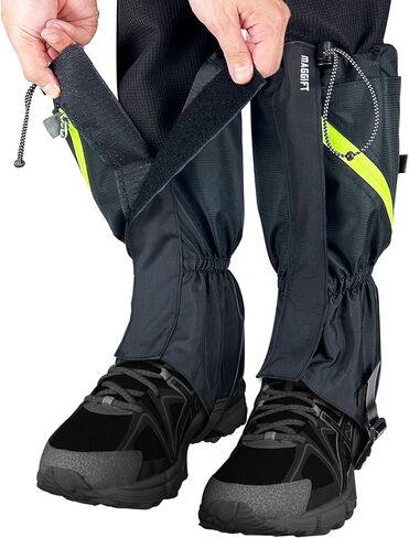 MAGGIFT Leg Gaiters,Gaiters for Hiking Waterproof and Adjustable Snow Boot Gaiters for Walking, Hunting, Mountain Climbing, and Snowshoeing in Saudi Arabia