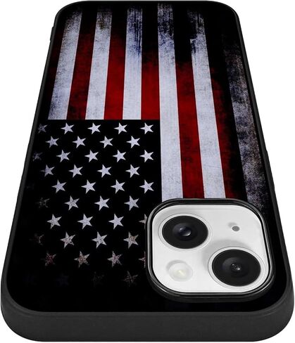 Tnarru متوافق مع نمط علامة iPhone 15 Case [دعم الشحن اللاسلكي] PC HARD PC و SONE TPU الجانبين غير المنزلق تغطي حالة هاتف حماية رقيقة رقيقة من أجل iPhone 15 5G in Kuwait