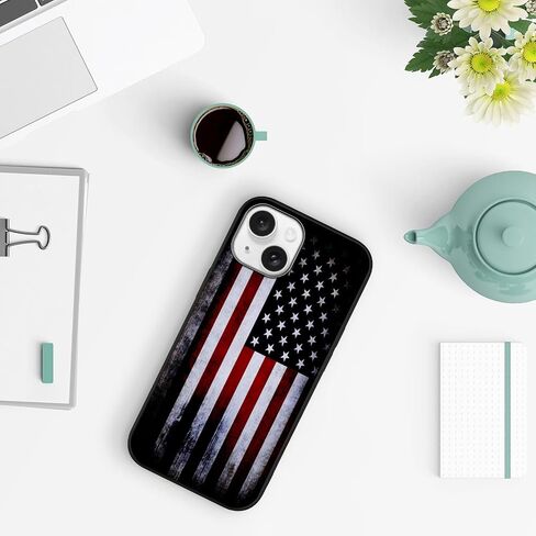 Tnarru متوافق مع نمط علامة iPhone 15 Case [دعم الشحن اللاسلكي] PC HARD PC و SONE TPU الجانبين غير المنزلق تغطي حالة هاتف حماية رقيقة رقيقة من أجل iPhone 15 5G in Kuwait