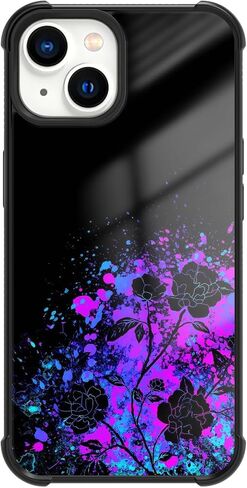 Tnarru متوافق مع نمط علامة iPhone 15 Case [دعم الشحن اللاسلكي] PC HARD PC و SONE TPU الجانبين غير المنزلق تغطي حالة هاتف حماية رقيقة رقيقة من أجل iPhone 15 5G in Kuwait