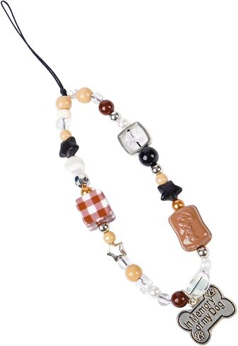 سحر الهاتف الأنيق الكلب Cate سحر جمالية Y2K خلوية سلسلة مفاتيح لطيف لكاميرا حقيبة USB ديكور in Kuwait