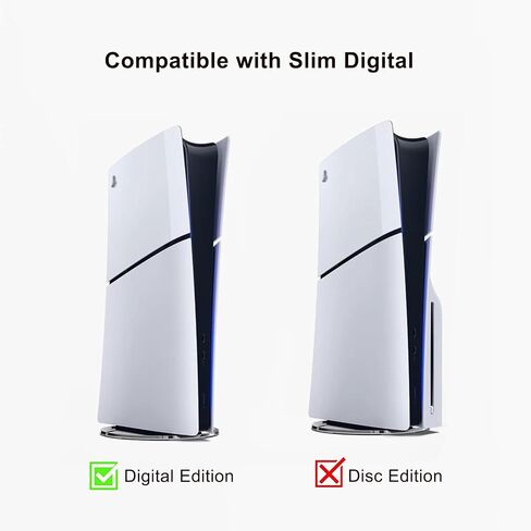 ملصق الجلد لوحدة التحكم الرقمية PS5 Slim ، غلاف واقي من الغلاف الواقي لوحدة التحكم في اللعبة (Purple) in Kuwait