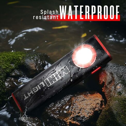lexall LED Work Light, 1600 Lumens Mini Magnetic Flat EDC Flashlight with Clip, 3 Modes Portable Ultra-Light Bright Waterproof Pocket Light for Working, Camping, Repairing, Emergencies in Kuwait