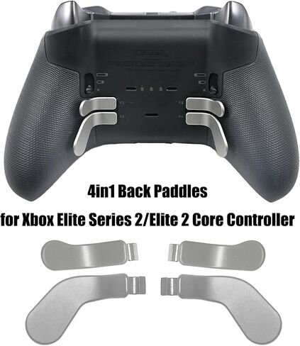 13 Pack Thumbsticks for Xbox Elite Series 2 Controller,Elite Series 2 Controller Accessories for Xbox Elite Series 2 Core Replacement Paddles for Xbox Elite 2 Controller(Silvery) in Saudi Arabia