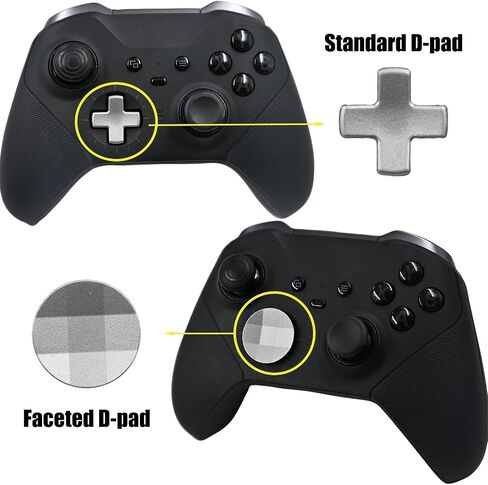 13 Pack Thumbsticks for Xbox Elite Series 2 Controller,Elite Series 2 Controller Accessories for Xbox Elite Series 2 Core Replacement Paddles for Xbox Elite 2 Controller(Silvery) in Saudi Arabia