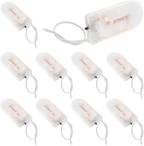 10pcs CR2032 حامل البطارية عملة زراعة الخلية حامل البطارية CAR222 2 × 3V CR2032 زر خلية خلية الخلية صناديق التخزين 2 فتحة بطاريات بلاستيكية سوداء ل CR2032 بطارية in Kuwait