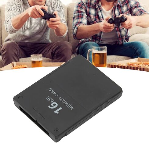 PS2 Memory Card, High Speed Game Memory Card, Portable Memory Cards Replacement, Compatible with PS2 Accessories for Saving Games and Information (64MB) in Kuwait
