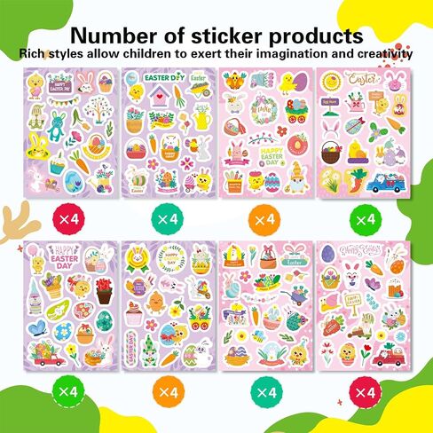 St Patricks Day Stickers for Kids,40 pcs for Kids Crafts,Leprechaun/Gnome Face Shamrock Sticker, Make a Lucky Shamrock Irish Stickers Party Decorations (8 Design) in Saudi Arabia