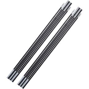 Camping Tent Pole, Fiberglass Foldable Camping Tent Pole 6 Segments Outdoor Retractable Sunshelter Camping Tent Support Rods Awning Frames Kit