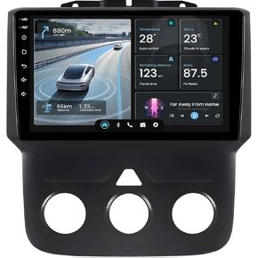 بالنسبة إلى Dodge Ram Car Steroo-وحدة رأس الاستبدال (2+64 جيجابايت) لعام 2013-2018 1500/2500 ، Carplay و Android Auto ، 5G WiFi ، Bluetooth ، GPS ، RDS ، FM ، Link Link & SWC (AC فقط)