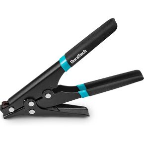 DURATECH 8-inch Zip Tie Tool, Ergonomic Cable Tie Gun for Fastening and Cutting Plastic or Nylon, Tensioning and Cutting Tool for Cable Management