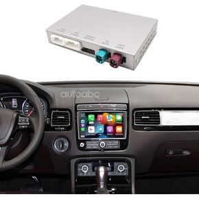 Wireless Carplay/Android Car Modification Module for Volkswagen Touareg RNS850 2011-2015 Support Mirrorlink and OEM Car Functions