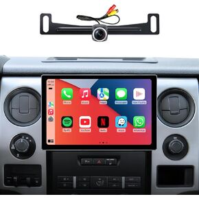 Qualcomm 8core 11.5'' car Radio Stereo Upgrade for Ford F150 2009 2010 2011 2012 2013 2014with Android/Touchscreen/Wireless carplay/Android auto/WiFi/GPS Navigation/BT/FM/AM (Qualcomm 8Core 3+32GB)