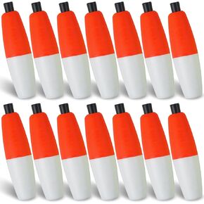JSHANMEI Fishing Bobbers Catfish Floats, Vibrant Hard Foam Peg Floats Strong Buoyancy Cigar Slip Bobbers for Catfish Santee Rig Freshwater Saltwater Fishing Tackle