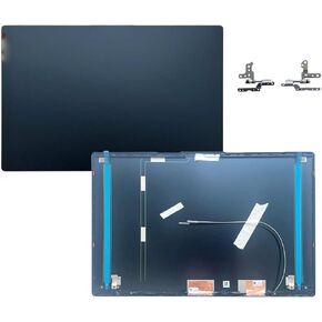 Replacement LCD Back Cover Top Case Rear Lid+LCD Hinge for Lenovo ideapad 5-15IIL05 5-15ARE05 5-15ITL05 5CB0Z31048 Blue