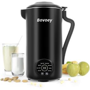 Nut Milk Maker Machine Automatic Nut Milk Maker Almond Homemade Milk/Oat/Plant-Based Milk and Non-Dairy Beverages Almond Milk Maker 42oz Soy Milk Maker Delay Start/Self Clean/Boil Water/Keep Warm