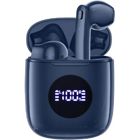 CAPOXO N7 Wireless Earbuds, Bluetooth Earbuds Headphones 78hrs Long Lasting Earphones IPX7 Waterproof Headset with Wireless Charging Case & Built-in Stereo Mic for Android iOS