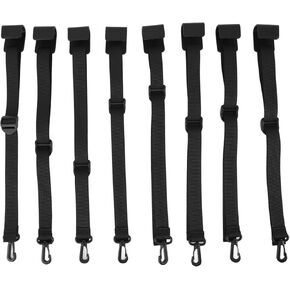 Canopy Clips, 8-Pack Outdoor Camping Clips Canopy Hooks Adjustable Outdoor Hanging Ropes Tent Hook Clips Suitable for Outdoor Camping Hanging Food Lantern Banner