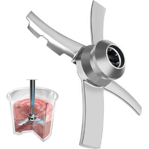 Replacement Paddle Blade for Ninja-s Creami NC500 NC300 Series Ice Cream Makers, Replacement for Creami Blade,Replacement Parts Blade for Ice Creamis Accessories for NC299AMZ(COLOR:silver)