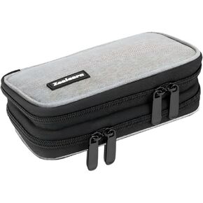USB Flash Drive Case with Labels, USB Organizer Holds 20 Pcs, USB Case,USB Stick Holder,USB Storage Case,USB Organizer,Thumb Drive Case,Compatible with Samsung/Sandisk/Jump Drive,etc, Gray