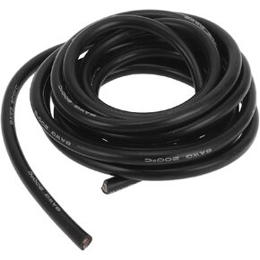 Ground Wire Power Wire 300cm Black TC 1 Pcs 8AWG Fully Insulated& Soft Touch Jacket Car Radio, Automotive, Car Speakers Universal