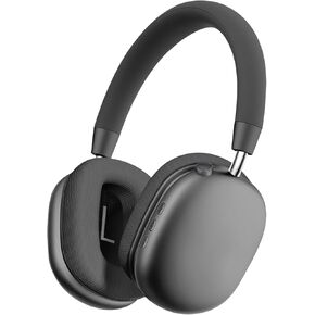 Wireless Headphones Over-Ear Bluetooth Adjustable 42 Hours of Listening Time Volume Control, Fitting in Gaming/Running/Sports Headphones for iPhone/Android/Samsung -Space Grey