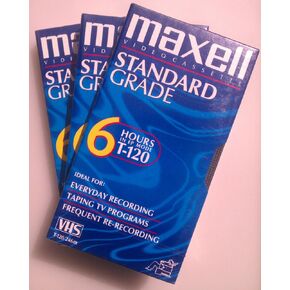 Maxell T-120 STD - Standard Grade Videocassette