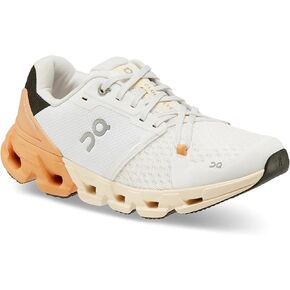 On Women's Cloudflyer 4 Sneakers, Peach/Aloe, 9.5 Medium US