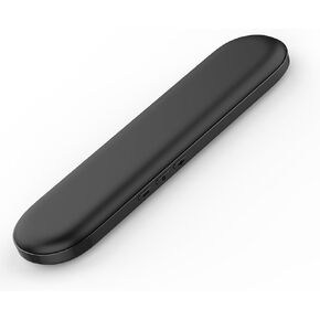 Bluetooth Under Pillow Speaker for Sleeping/Side Sleeper/Portable Sleep Bar with Bone Conduction Stereo Sound/Timer and Volume Control/White Noise Machine for Insomniacs/Sleep Aid (Pro Black)
