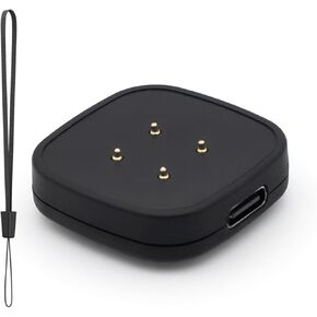 Vanjua Charger Adapter for Fitbit Sense 2 / Sense/Versa 4 / Versa 3, Portable Wireless Charging Cable Converter Dock Station Compatible with Fitbit Versa 4/3 / Sense 2 / Sense Smartwatch
