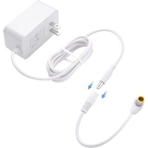for Snoo Replacement Cord, 12V 4A Charger Adapter, Replacement Happiest Baby Bassinets Power Cord,Snoo Power Cable S1000,White Plug (12V 4A)